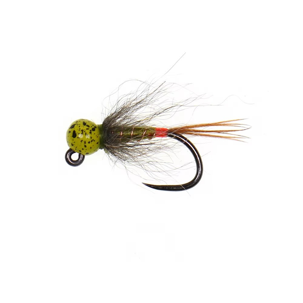 Tungsten Bead Head Jig Nymph Fly Artificial Insect Baits fast Sinking Wet Euro Nymph