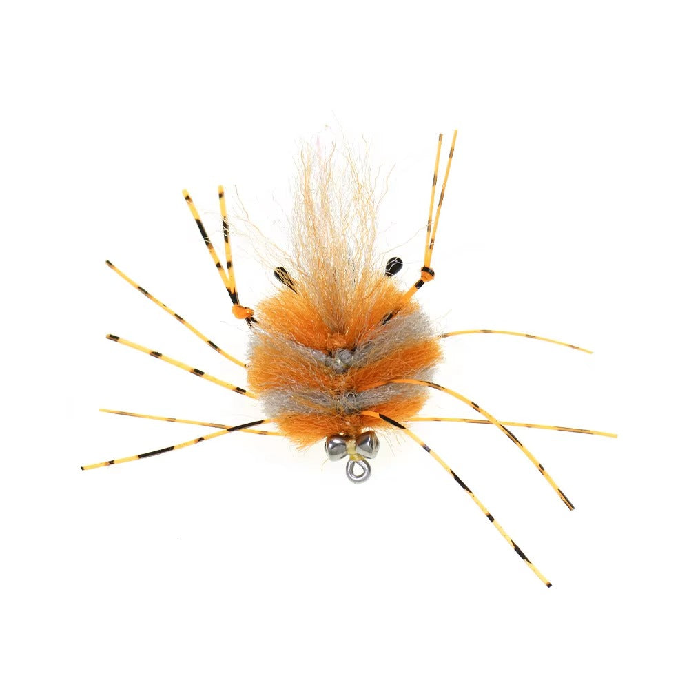 Fly Dumbbell Eyes Artificial Crab Bait Fly Fishing Flies saltwater Fishing Flies Bonefish Permit Striped Bass Fishing Lures