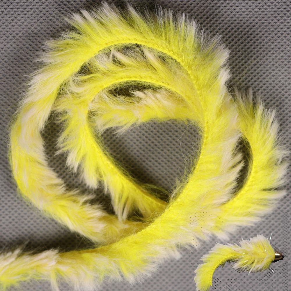 Faux Rabbit Strip Zonker Strip For Fishing Flies Making Jigs Mice Zonker Fly Tigging Material
