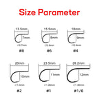 Saltwater Big Streamer Fly Hook wide Gap Fishing Hook For Tying Finesse