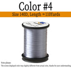 140D Waxed Twisted Fly Tying Thread Nylon