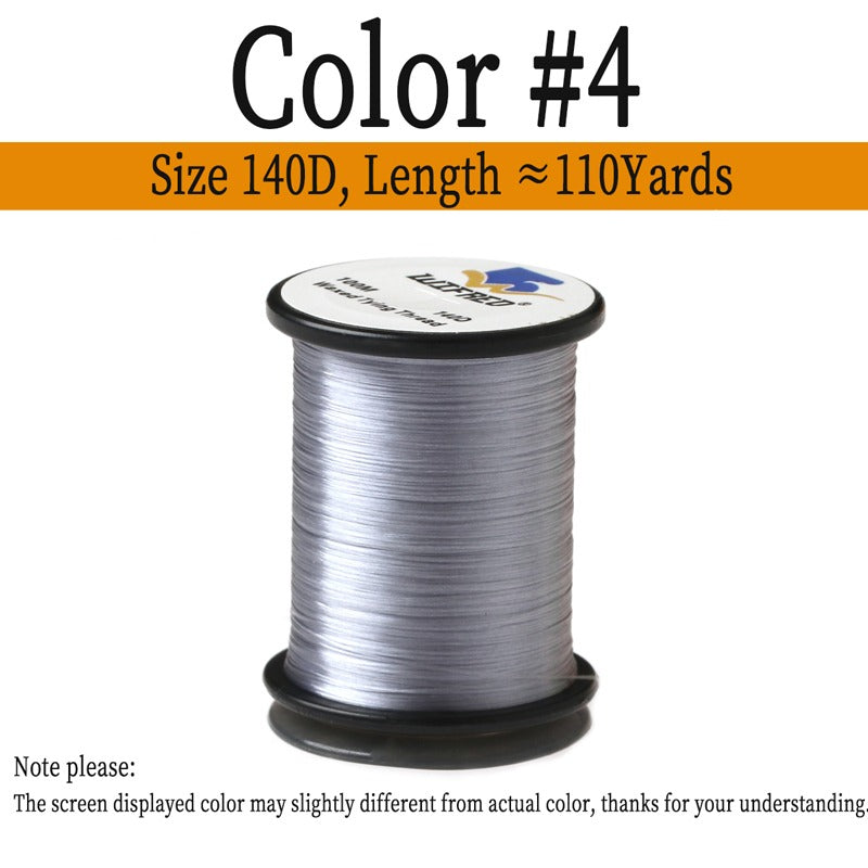 140D Waxed Twisted Fly Tying Thread Nylon