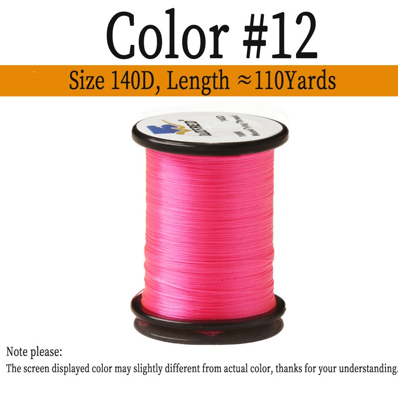 140D Waxed Twisted Fly Tying Thread Nylon