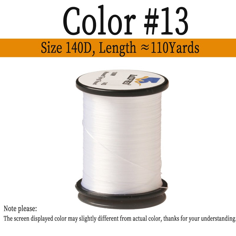 140D Waxed Twisted Fly Tying Thread Nylon