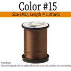 140D Waxed Twisted Fly Tying Thread Nylon