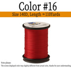 140D Waxed Twisted Fly Tying Thread Nylon