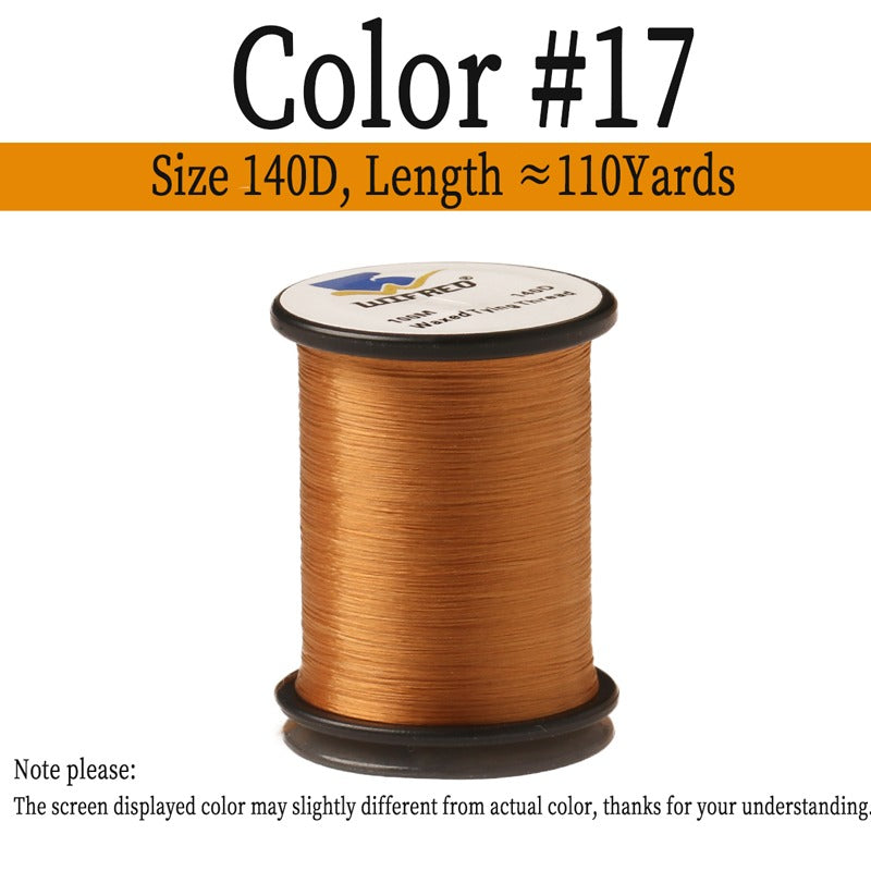 140D Waxed Twisted Fly Tying Thread Nylon
