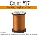 140D Waxed Twisted Fly Tying Thread Nylon