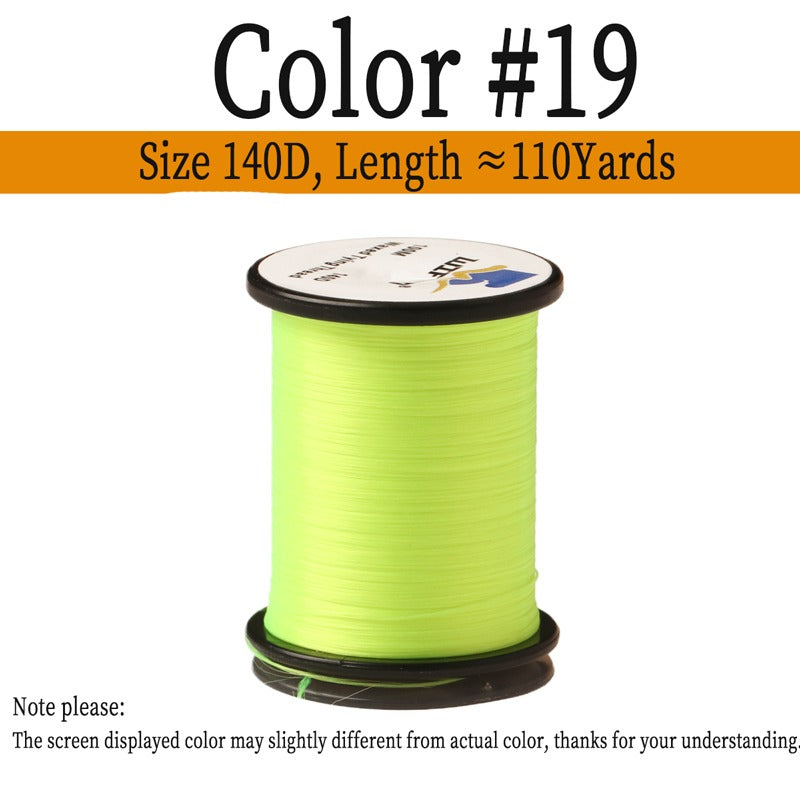 140D Waxed Twisted Fly Tying Thread Nylon