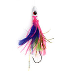 jig head squid skirt feather bait