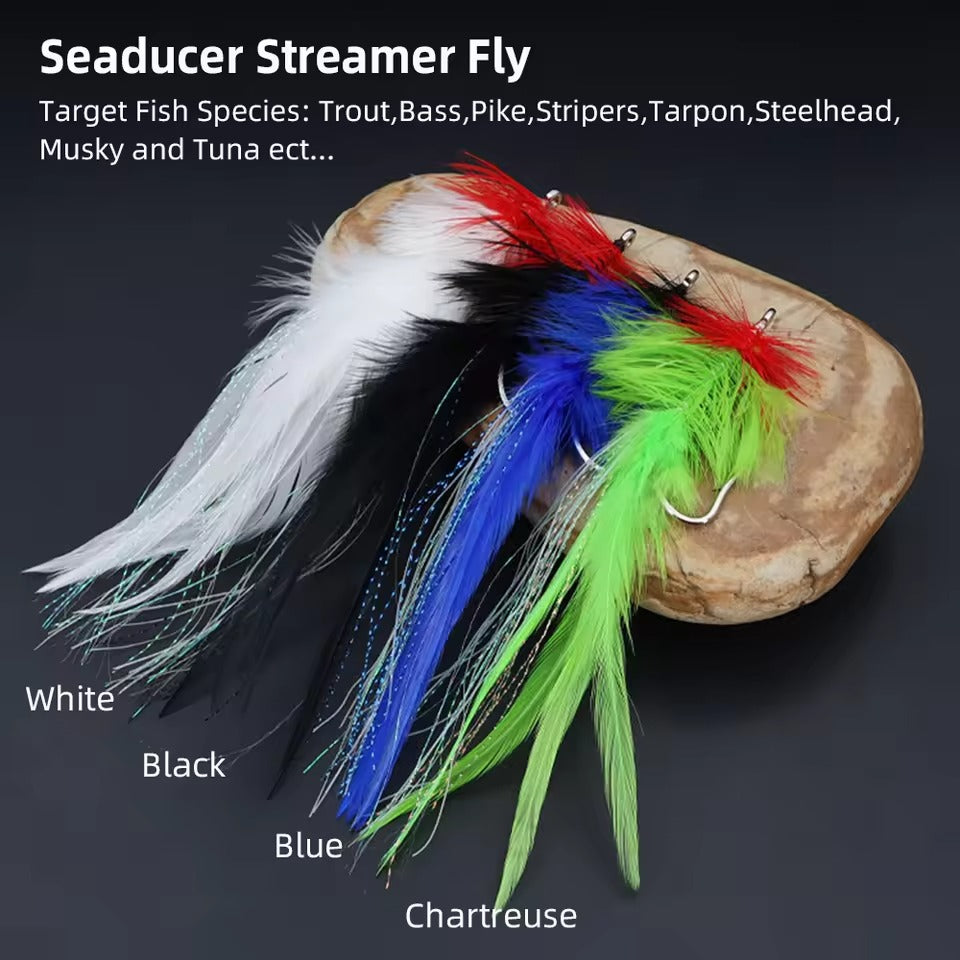 Rooster Hackle Seaducer Streamer Fly