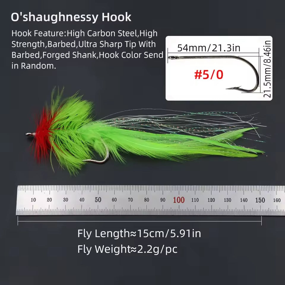 Rooster Hackle Seaducer Streamer Fly
