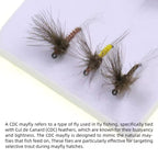 Cdc Wing Mayfly Barbed Fly Tying Hook Dry Fly Artificial Insect Bait