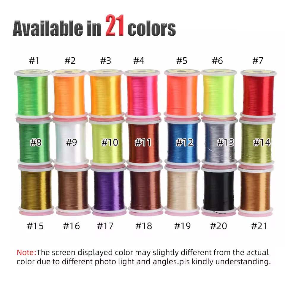140d Fly Tying Thread Twisted Floss Line Binding Threads