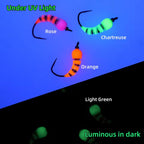 Brass Bead Head Epoxy Nymph Ice Fishing Scud Bug Worm Fly Caddis Larvae Insect Baits