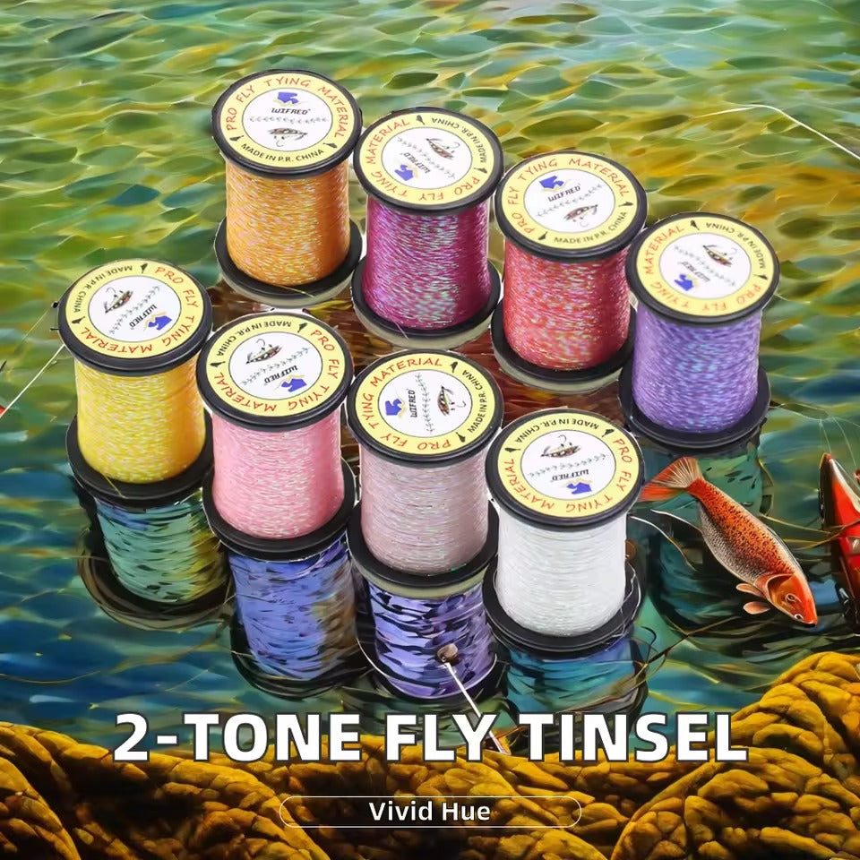 Fly Fishing Lure Material plastic Tinsel Material