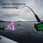 jig head squid skirt feather bait