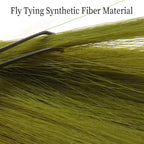 Faux Bucktail Material fly Tying Material tapered Synthetic Fiber
