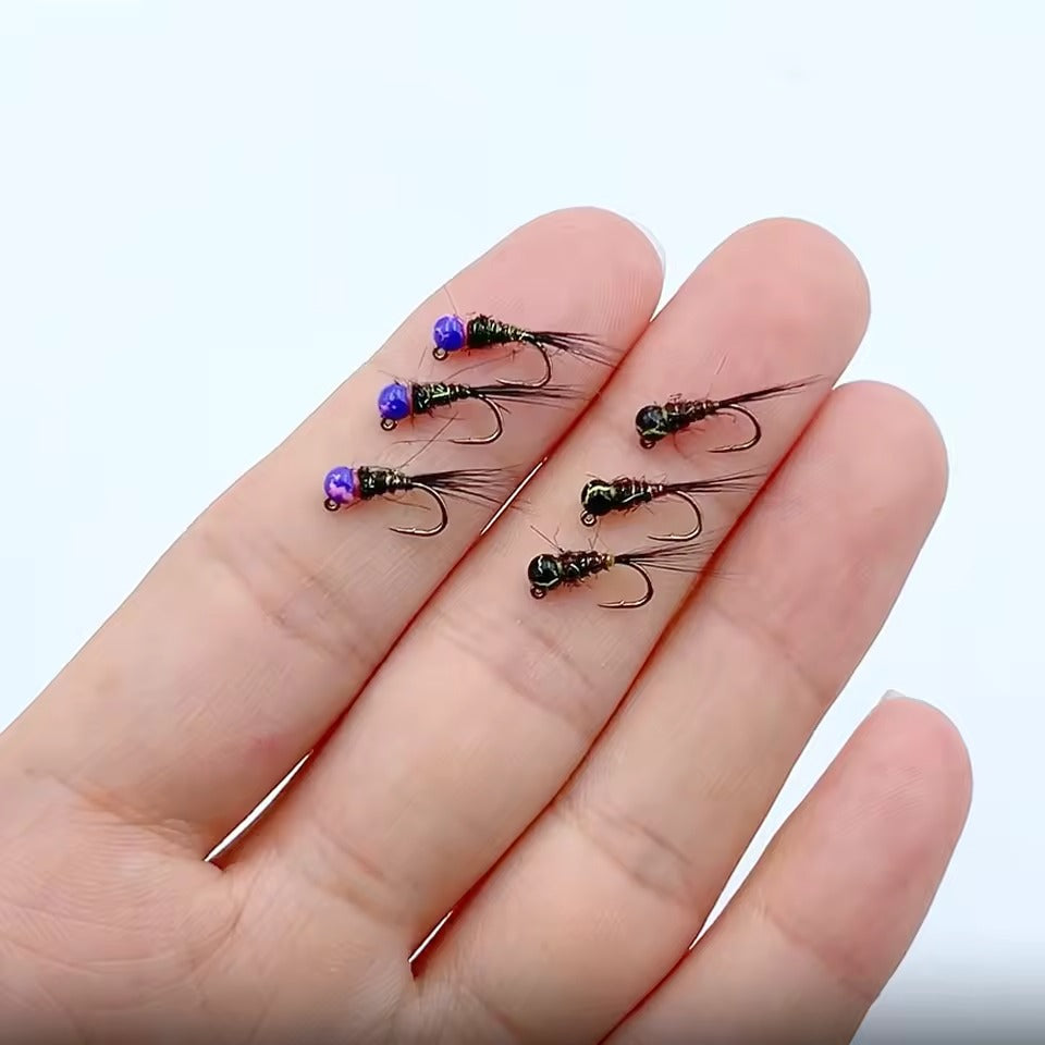 Mottled Jig Bead Head Wet Euro Nymph