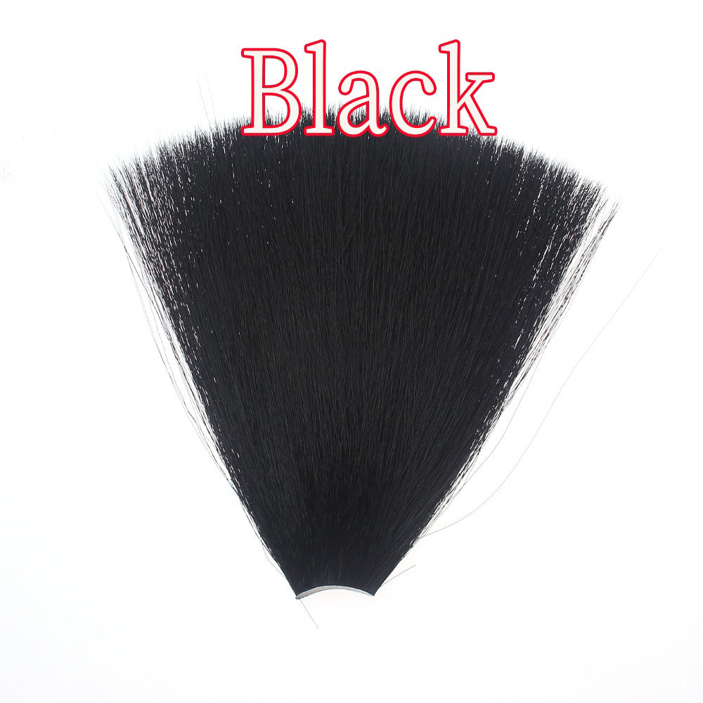 Faux Bucktail Material fly Tying Material tapered Synthetic Fiber