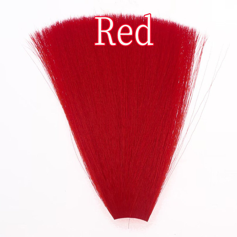 Faux Bucktail Material fly Tying Material tapered Synthetic Fiber