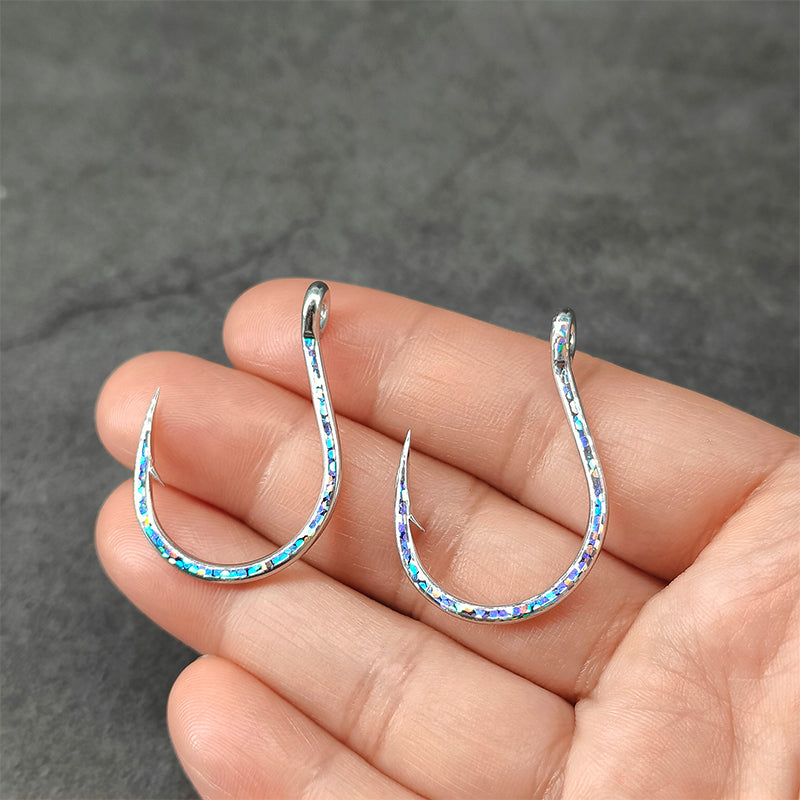 Saltwater Boat Fishing Tube Eye Jigging Hook