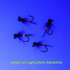 Tungsten Bead Head Jig Nymph Fly Artificial Insect Baits Fast Sinking