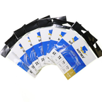 Tapered Leader Fly Fishing Line 9ft 0X-7X Nylon Monofilamet Clear Leader Tippet Welded Loops Knotless Line