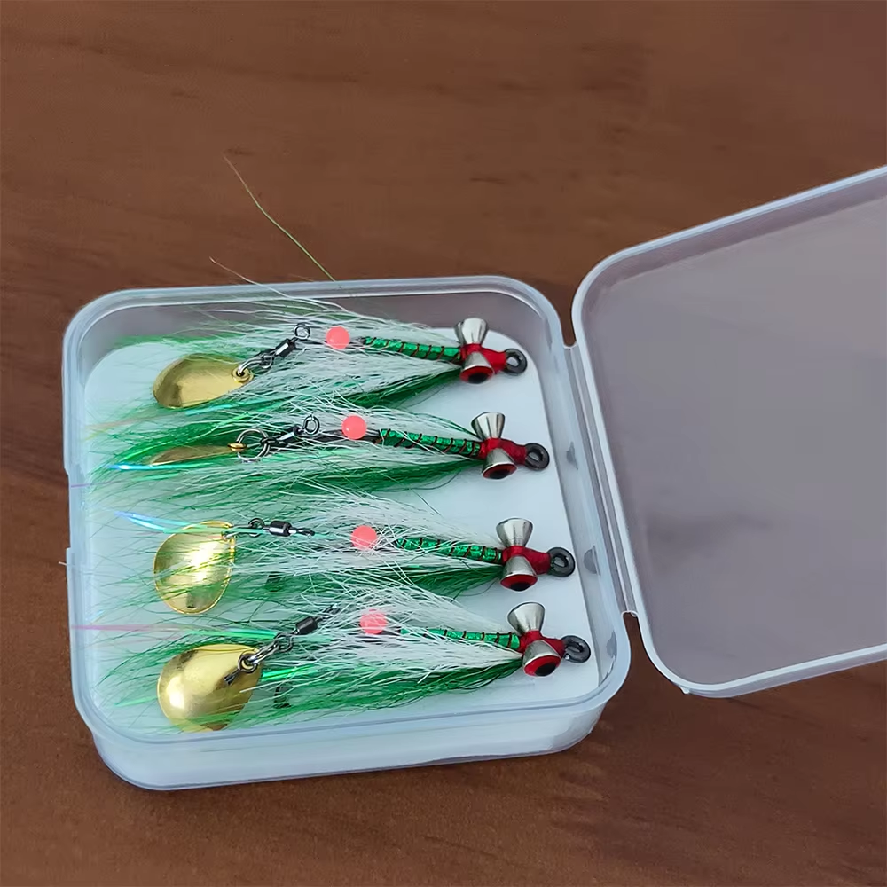 Rolling Rotating Metal Spoon for Saltwater & Freshwater