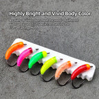 Iridescent Glow-in-the-Dark Nymph Ice Fishing Scud Bug Worm Fly Caddis Larvae Insect Bait