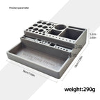 Fly Tying Station Accessory Tool Plastic Storage Box for Fly Binding Essential Fishing Accessory River Lake Stream Fly Fishing