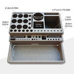 Fly Tying Station Accessory Tool Plastic Storage Box for Fly Binding Essential Fishing Accessory River Lake Stream Fly Fishing