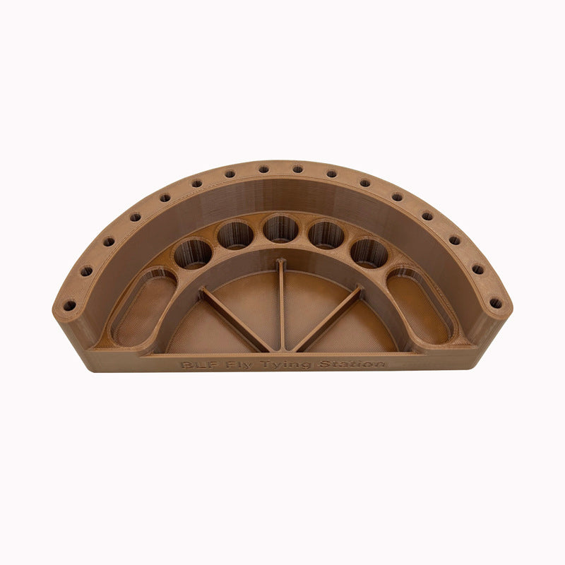 Fly Tying Station Accessory Tool Plastic Storage Box for Fly Binding Essential Fishing