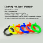 Silicone Fishing Tackle Accessory Spinning Reel Protector Spool Mouth Anti-Collision Modification Line Stopper