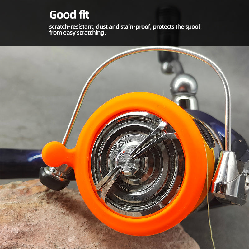 Silicone Fishing Tackle Accessory Spinning Reel Protector Spool Mouth Anti-Collision Modification Line Stopper