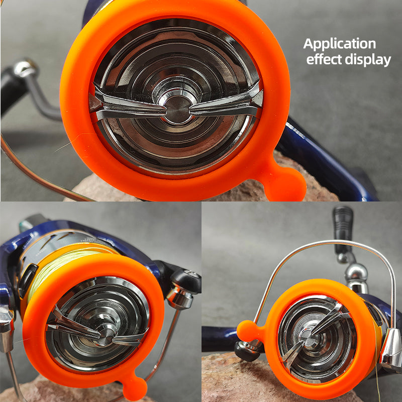 Silicone Fishing Tackle Accessory Spinning Reel Protector Spool Mouth Anti-Collision Modification Line Stopper