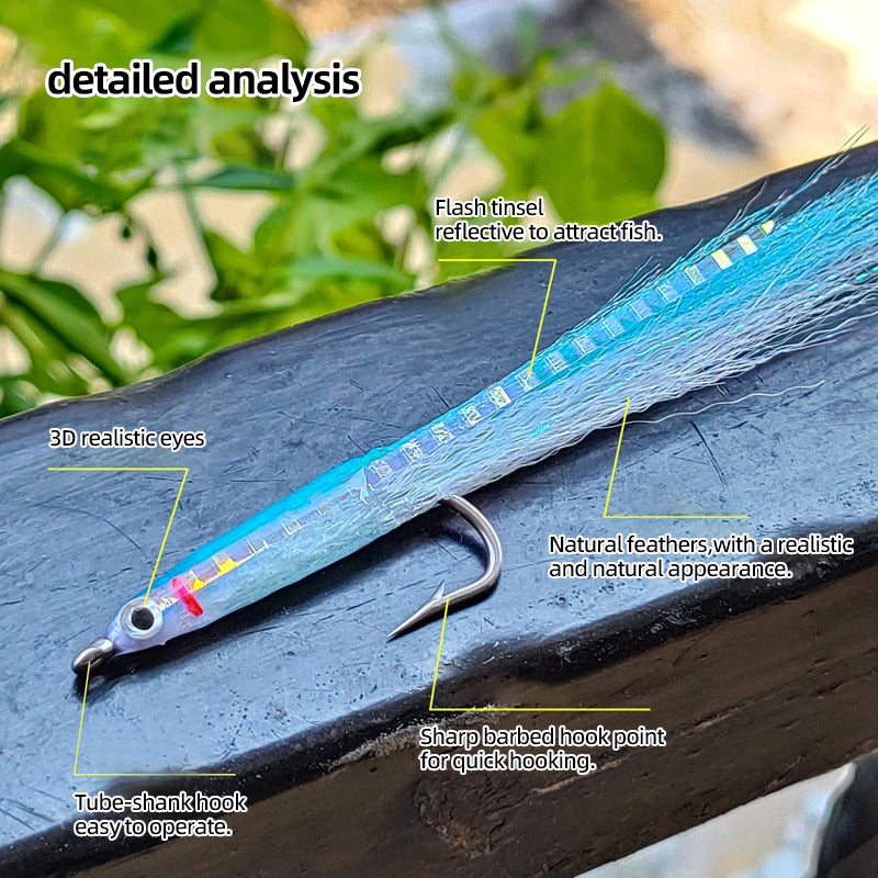 Surf Candy Saltwater Fly Lure Ideal for Trout Bass Mandarin Fish & Salmon