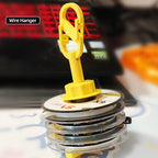 Magnetic Fishing Rod Holder with Fly Tying Tools Hackle Gauge Line Holder Bead and Bare Hook Tray-Plier Type