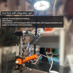 Magnetic Fishing Rod Holder with Fly Tying Tools Hackle Gauge Line Holder Bead and Bare Hook Tray-Plier Type